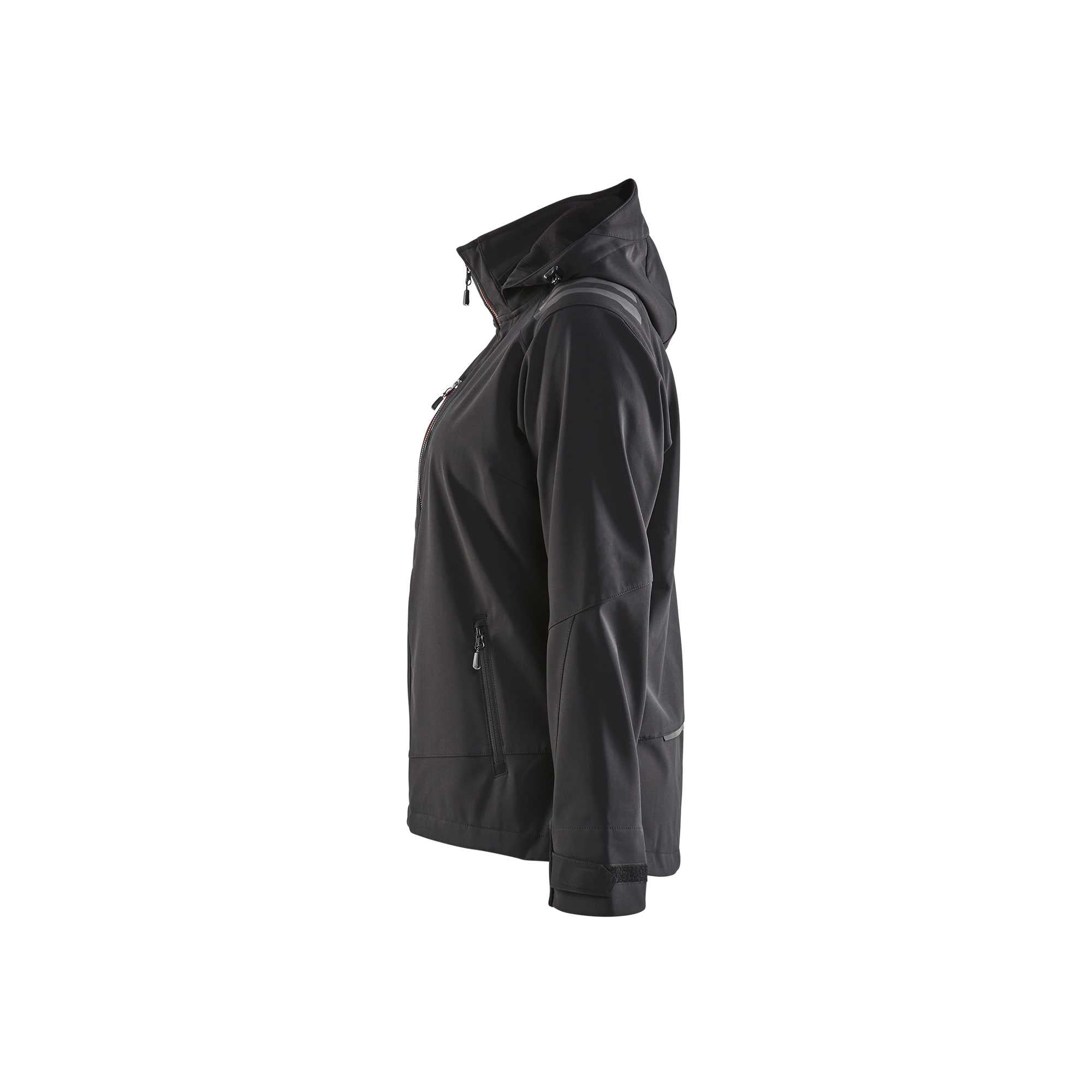 BLAKLADER 47192513 Women's Softshell jacket Hi Vis Reflective Softshell Work Jacket WOMEN - Waterproof